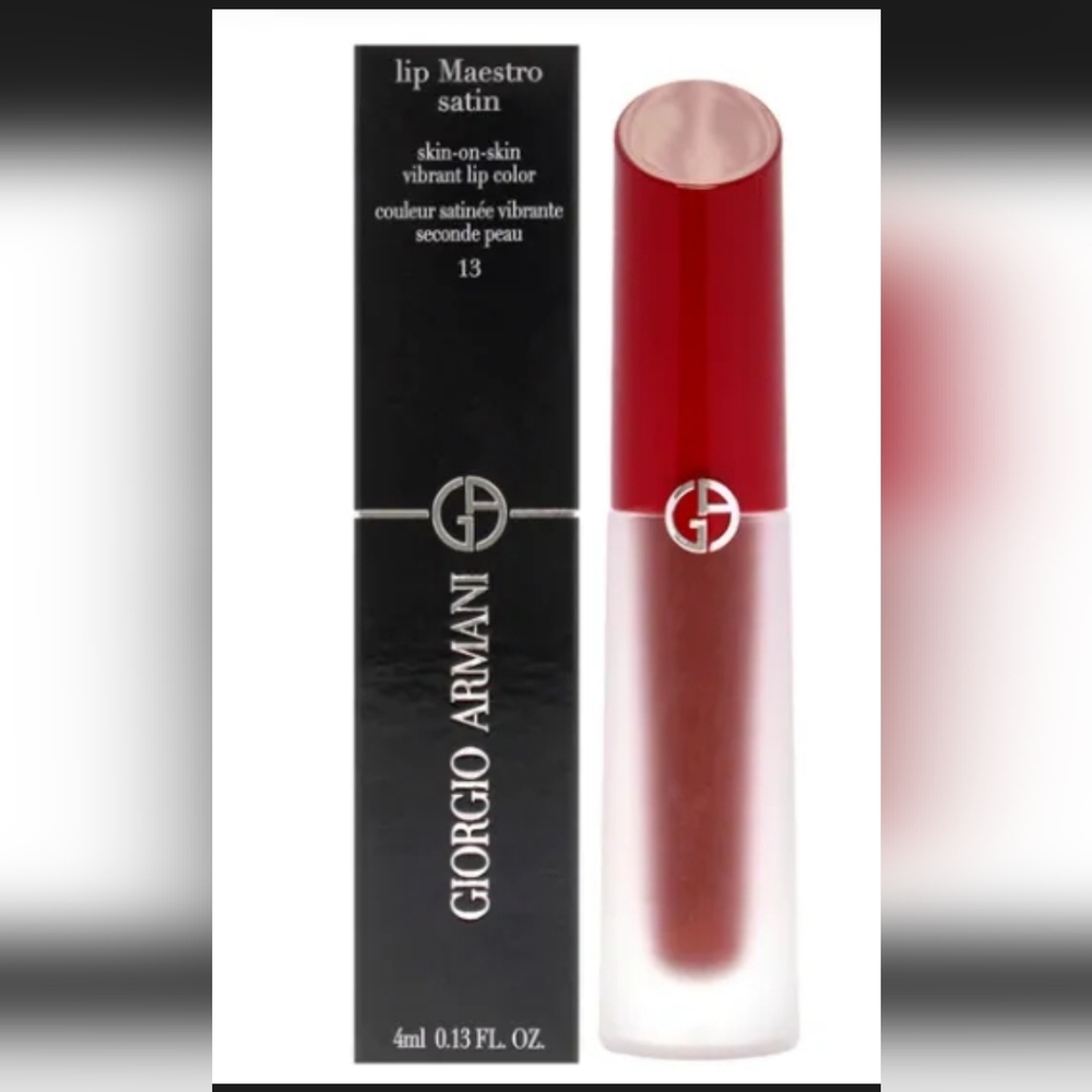 Giorgio Armani Lip Maestro Satin - #12 Secret Date New Tube